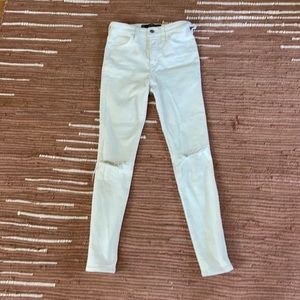 White Hollister Tight Jeans